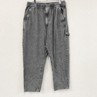 Dickies牛仔工裝褲，單點logo，靛藍色，XL碼，古著。