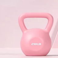 Dumbbell Kettlebell 5/10/15/20 LB PVC Coated For Men Women Home Strength Training Fitness Equipment