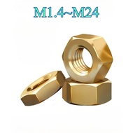[Nut] Brass Hex Copper Nut M1.4M~M24