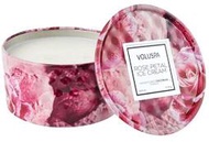 現貨~Voluspa Rose Petal Ice Cream玫瑰花瓣冰淇淋錫盒蠟燭：6盎司