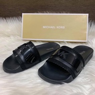 MK PENNY SLIDES MESH BLACK ORIGINAL