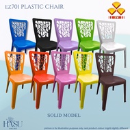 3V Plastic Chair EZ701 Kerusi plastik 3v Solid
