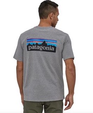Patagonia 美國 P-6 Logo Short-Sleeve Responsibili-T-Shirt 男款
