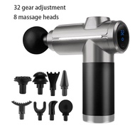 [in stock] Multi-head Fascia Gun High-Quality Fascia Gun facial massager Massager Muscle Relaxation
