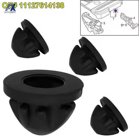 4 PCS Car Engine Cover Trim Rubber Grommets Bush Bump Stop For BMW 1 2 3 4 5 6 7 Series X1 X2 X3 X4