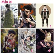 Poster/Wall painting of anime Kimetsu No Yaiba character Himejima.Gyoumei (many models)