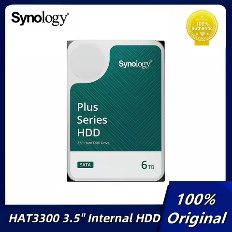 Synology HAT3300 6TB 4TB Plus Series SATA HDD 3.5" Internal Hard Drive