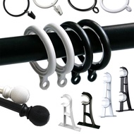 Accessory Curtain Rod / Aksesori Rod Langsir (28mm) Ikea Compatible Single Double Bracket End Cap Ri