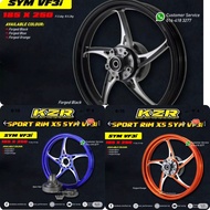 KOZI KZR SYM VF3I 185 1.85/2.50 -17 X5 OPEN HUB Sport Rim  KZR KOZI