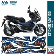 Hokigrey Sticker Striping Honda ADV 150 2019-2021 AG0026 Venom