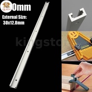 QC Drillpro 300-1220mm 19x9.5mm T Track T Slot Miter Track Jig Tools For Woodworking Router Table