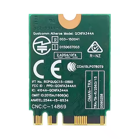 Atheros Wireless 802.11AC Wi-Fi adapter QCNFA344A NFA344A 802.11ac 867Mbps wifi Dual Band + BT4.1 bl