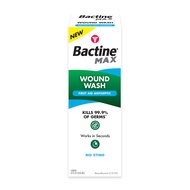 Bactine MAX First Aid Wound Wash - Antiseptic Liquid Kills 99.9% of Germs - Infection Protection for