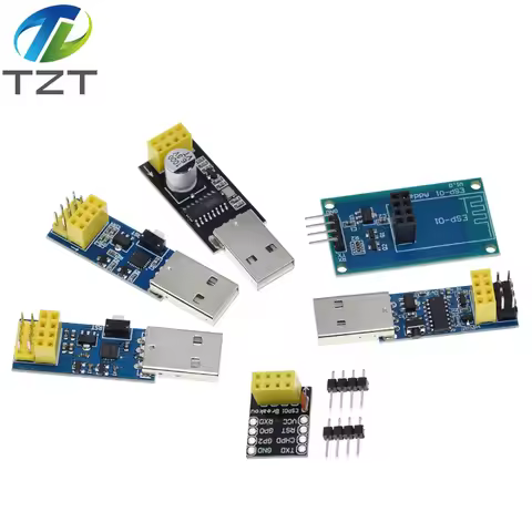 CH340G CP2104 USB To ESP8266 ESP-01 ESP-01S WIFI Module Programmer Adapter Download Debug Link Kit f