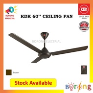 kipas siling fan [ BLACK / DARK BROWN / WHITE COLOR CEILING FAN ]  KDK 3 BLADE / PANASONIC 3 BLADE / DEKA 3 BLADE / DEKA