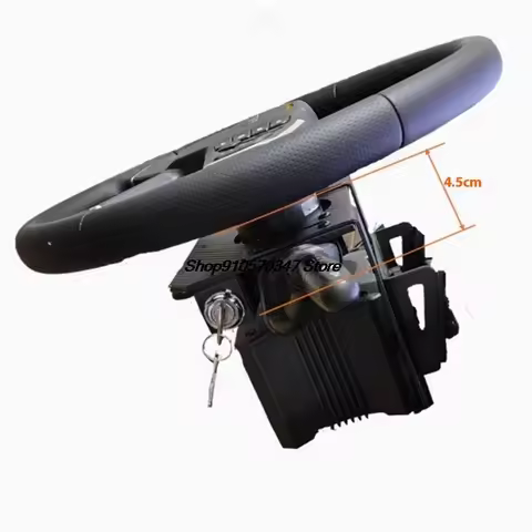 Racing Simulator Steering Wheel Turn Signal Light With Key Start Wiper Switch For Moza R3/R5 Euro/Am