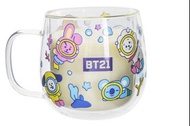 BT21 7-11 雙層玻璃杯