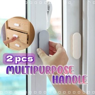 2Pcs/Set Multi-purpose Auxiliary Pull Handle Plastic Handle Strongly Sticky Window Cabinet Drawer To