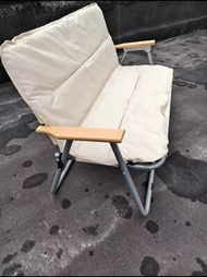 全新戶外露營雙人折疊椅，加粗加厚，面交
