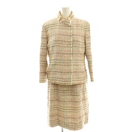 Akris SETTO Jacket Dress Sleeveless setup tweed Direct from Japan Secondhand