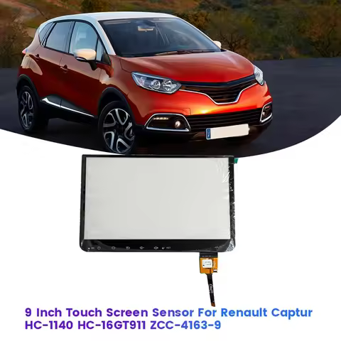 Car Console Center 9 Inch Touch Screen Sensor Digitizer For Renault Captur HC-1140 HC-16GT911 ZCC-41