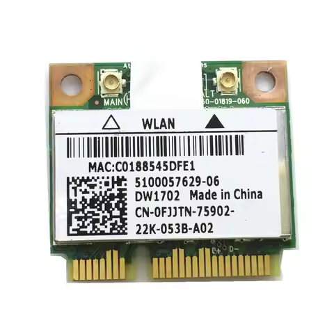 For Dell N5110 N4110 M5110 V3350 3550 Atheros Wireless WLAN Card DW1702 CN-0FJJTN 0FJJTN AR5B195 WiF