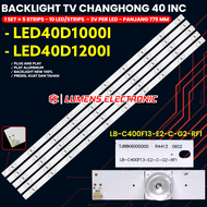 BACKLIGHT TV CHANGHONG 40 INCH LED40D1000 LED40D1200 40D1000 40D1200 LAMPU BL LED 40D 10K 3V