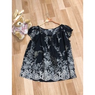 Z121. Cotton Shirt 1 Black New Fabric Shiny