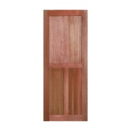 ส่งฟรี! ประตูไม้เบญจพรรณ VK 2 ฟัก ขอบ 5 สายฝน 80X200 ซม. MIXED WOOD DOOR VK 2-PANEL 5-EDGE RAIN TEXT