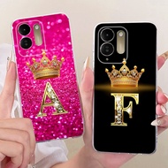 For  Xiaomi Poco C95 Pro / Poco M8x Phone Case TPU Soft Silicone Back Cover Initial Letters Pattern 
