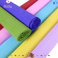 FKILLA Flower Wrapping Bouquet Paper, Handmade flowers Production material paper Crepe Paper, DIY Thickened wrinkled paper Wrapping Paper