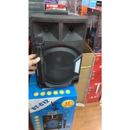 12 INCH BLUETOOTH TROLLEY SPEAKER KARAOKE SYSTEM BT-C12