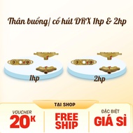 Suction chamber body, 1hp and 2hp car wash head suction neck assembly