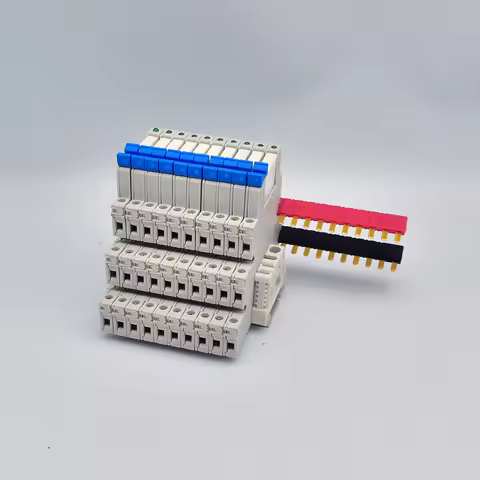 10PCS Ultra Slim Relays with LED 6A, DIN Rail Mount, 41F-5-C2, 41F-12-C2, 41F-24-C2, 5V, 12V, 24V