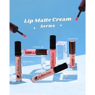 Lip Matte Cream Sweet Pink Nude Berry Cream Cherism BPOM _ ab3duh store abee