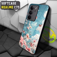 GM56 Softcase Glitter Realme C75 Case Casing Protective Cover hp Realme c75 Case Glass Camera Protec