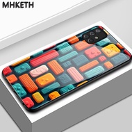 Case For Samsung A71 4G A71 5G A91 Modern Design Glass Back Cover Phone