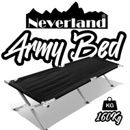 NEVERLAND Portable Foldable Camping Bed Cot Bag Army Katil Lipat Askar Celoreng Tilam Camping Sleep