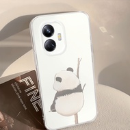 Panda Cartoon TPU Case For Realme 12 Lite 12 11 10 9 8 7 6 5 3 Pro Pro+9i 8i 7i 6i 5i 3i 6s 5s C65 1