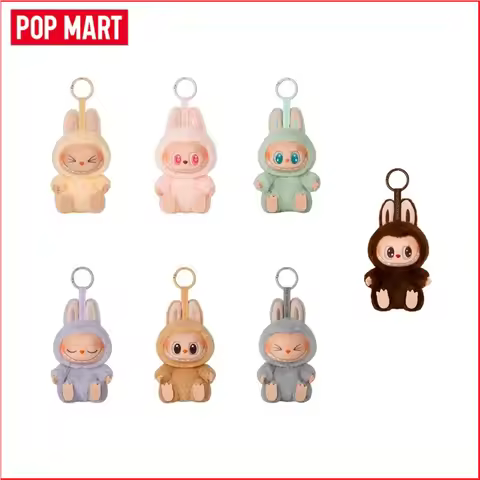 POP MART LABUBU THE MONSTERS × Sanrio Characters Macaron Front High Energy Have A Seat Cola Series V