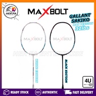 MAXBOLT Gallant Sakiko 4U Badminton Racket Black Edition & White Edition Max Tension 32lbs