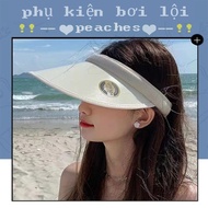 Wide Brim Sun Hat Female Half Hat UV Protection Wide-Brimmed Hat