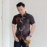 KEMEJA Men's batik Shirts Sogan Men's batik Shirts Short Sleeve Hem batik Men's batik Pekalongan Short Sleeve batik Shirts For Men | Latest Men's batik hem | Luxury Men's Batik Uniforms Short Lengen Men's Batik Gallery - Men's Batik Shirts - Men's Batik -