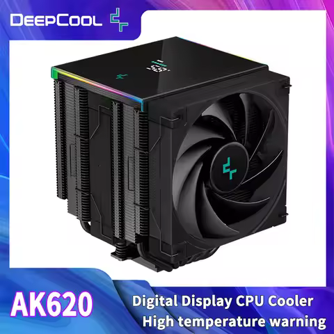 DeepCool AK620 CPU Cooler with Digital Display 6 Heat Pipes Twin Towers Radiator For LGA 2066 2011 1
