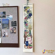 2027 Nepal Floral Wall Calendar Kalendar Dinding Bunga Aesthetic Vintage Long Vertical Hanging Decor
