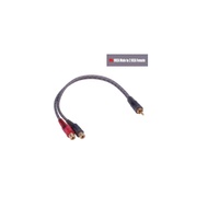1L 2P RCA CABLE (1 RCA Male for 2RCA Female OFC 2 RCA Female to 1 RCA Male Cable)