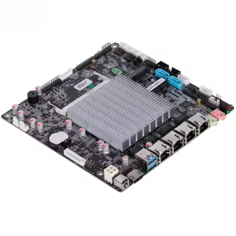 Dual Cores J1800 J1900 J2900 CPU 4 LAN PfSense Unix Bypass Network Security Motherboard