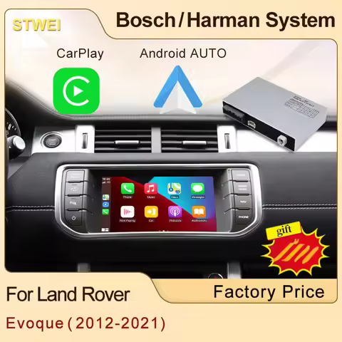Wireless CarPlay Module For Jaguar Land Rover Evoque Bosch Radio Harman System Android Auto Ai Box M