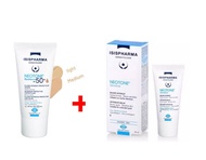 NEOTONE radiance SPF 50+ LIGHT 30ml+ NEOTONE sensitive Balm 30ml กันแดด+ครีมบำรุง