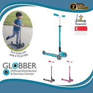 Globber Master Lights 3-Wheels Kick Scooter (For Ages 4 to 14years)